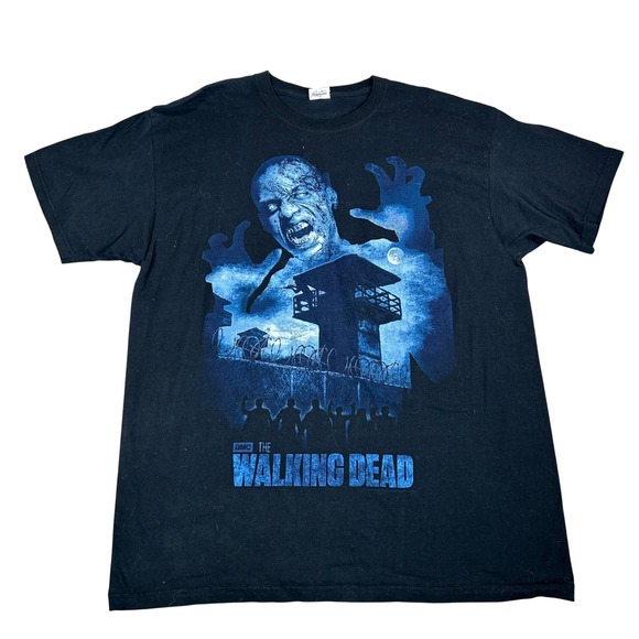 Jerzees Other - AMC The Walking Dead Zombie Graphic Jerzees T Shirt Black XL